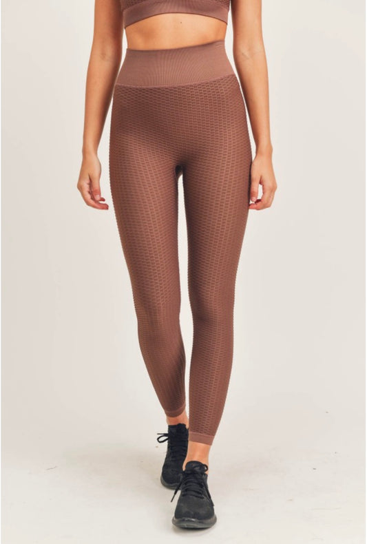 Ribbed Seamless High Waisted Leggings