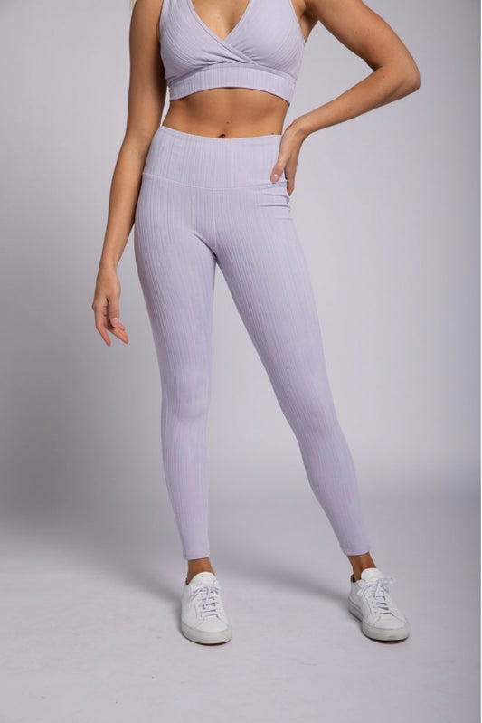 Textured Lines Highwaist Leggings