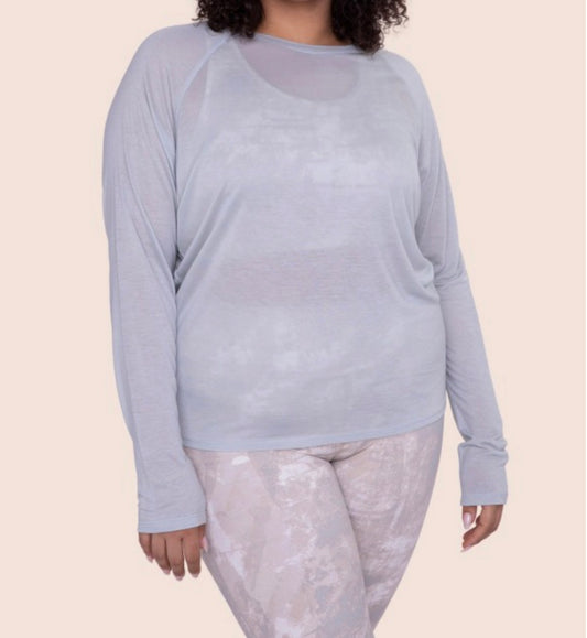Semi Sheer Long Sleeve