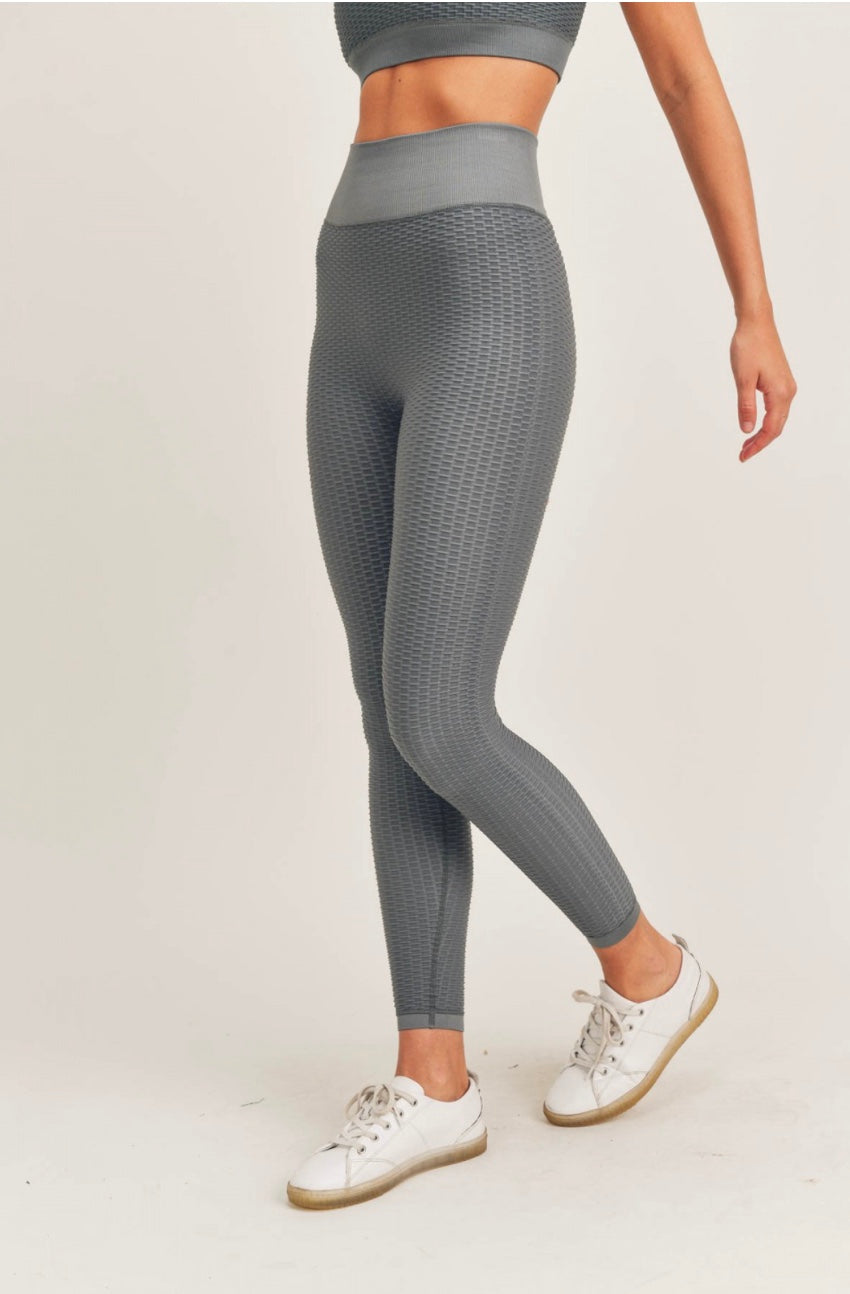 Ribbed Seamless High Waisted Leggings