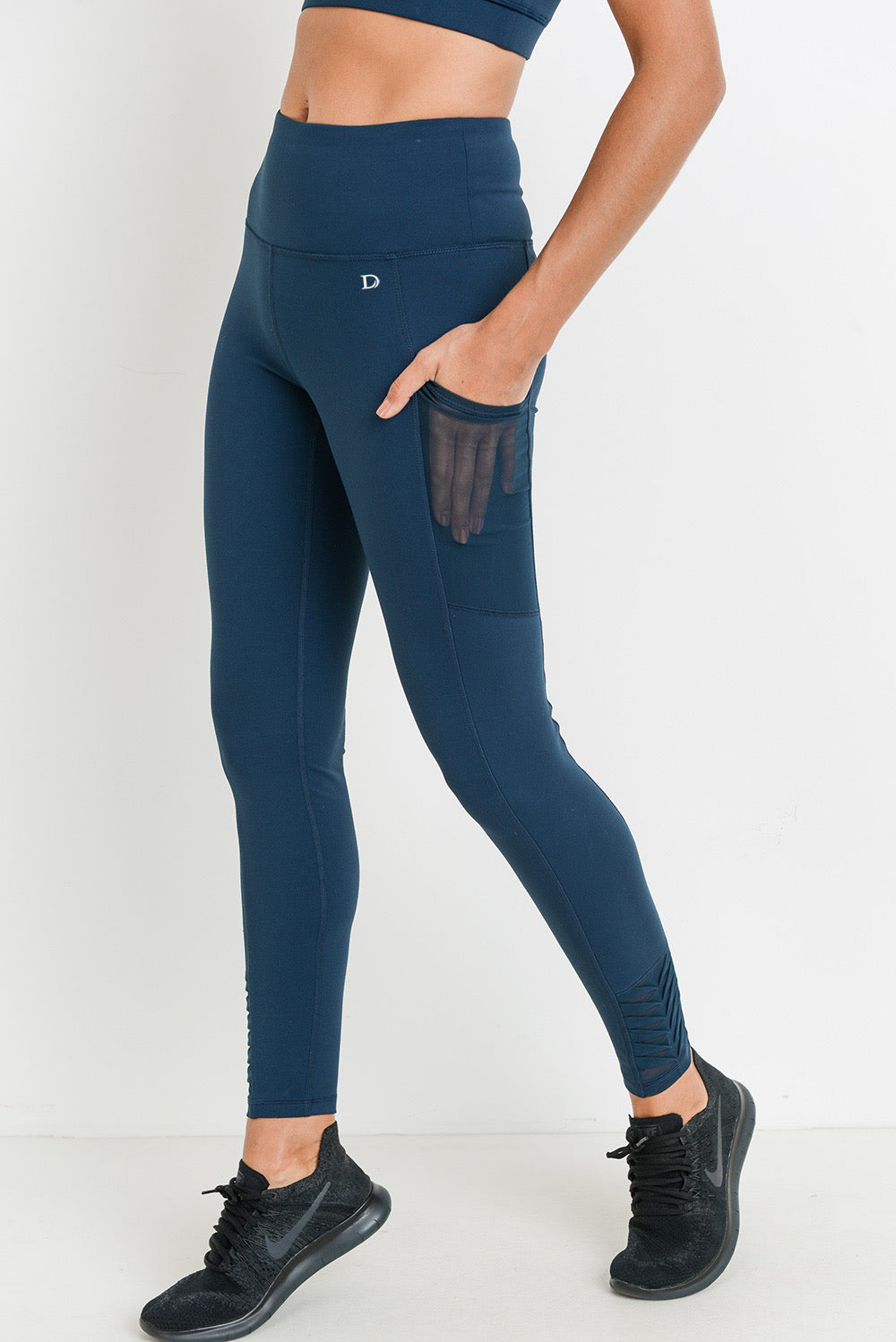 Highwaist Origami Mesh Full Leggings