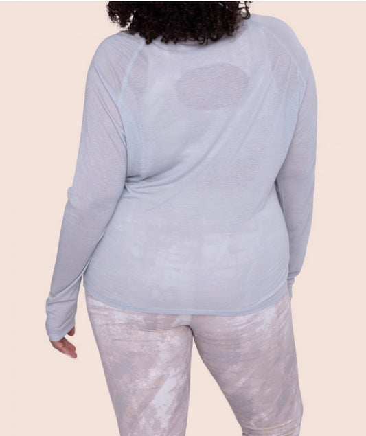 Semi Sheer Long Sleeve