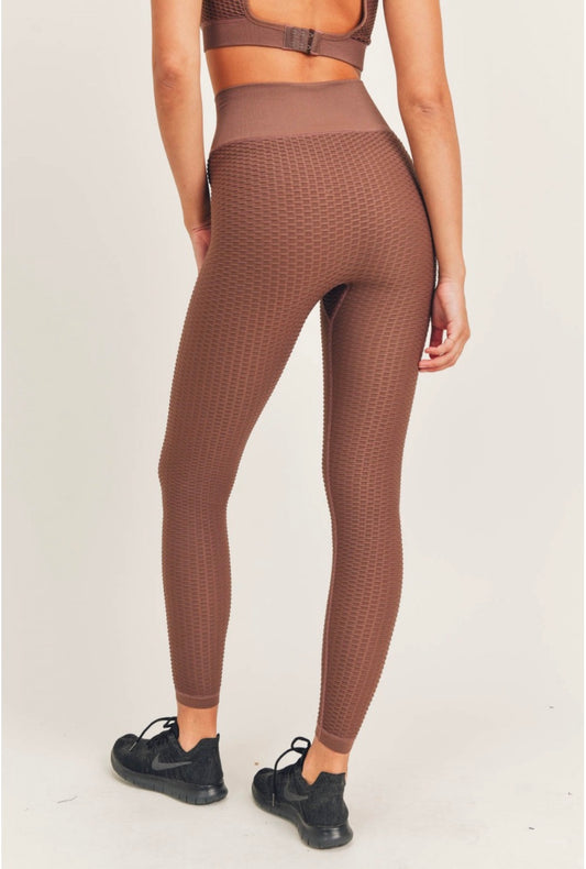 Ribbed Seamless High Waisted Leggings
