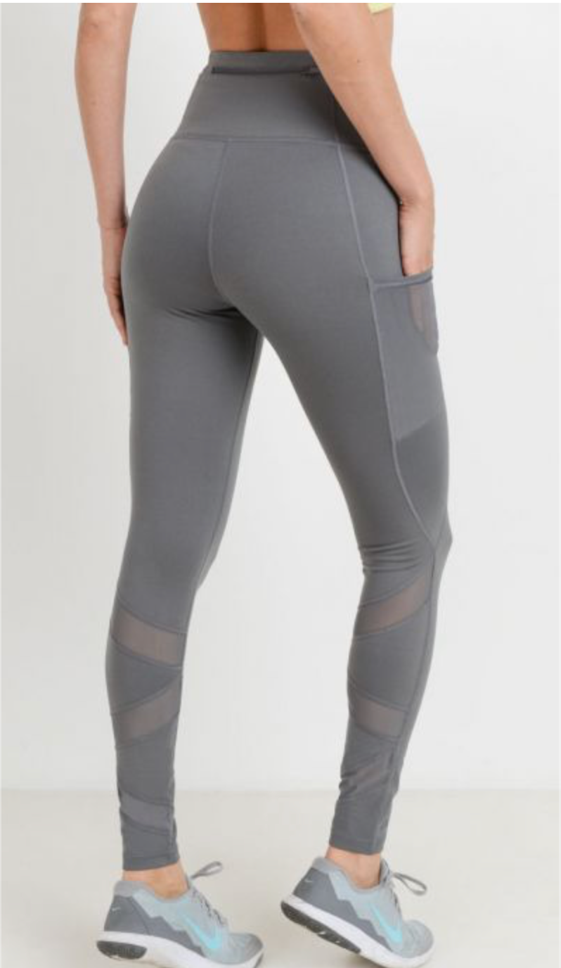 Highwaist Ziggy Zag Pocket Full Leggings