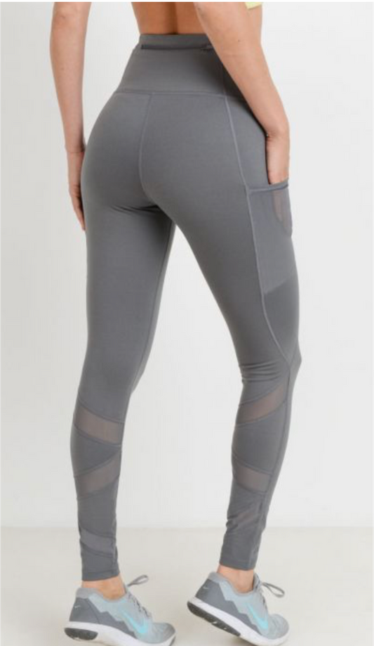 Highwaist Ziggy Zag Pocket Full Leggings